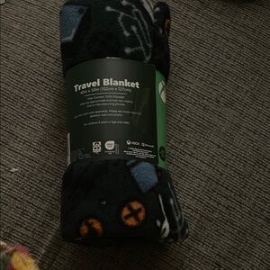 Xbox Travel Blanket - Black and Gray